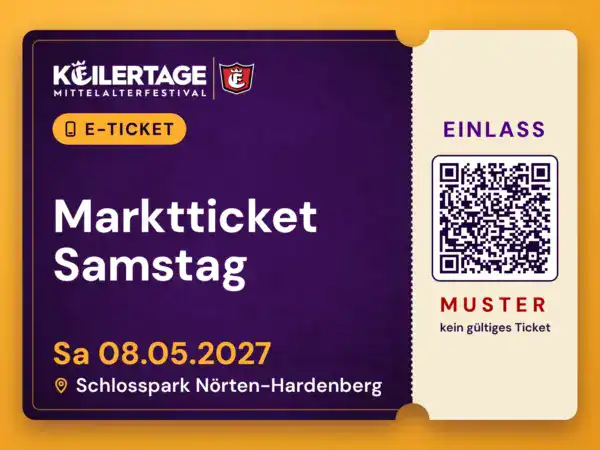 E-Ticket Marktticket Samstag