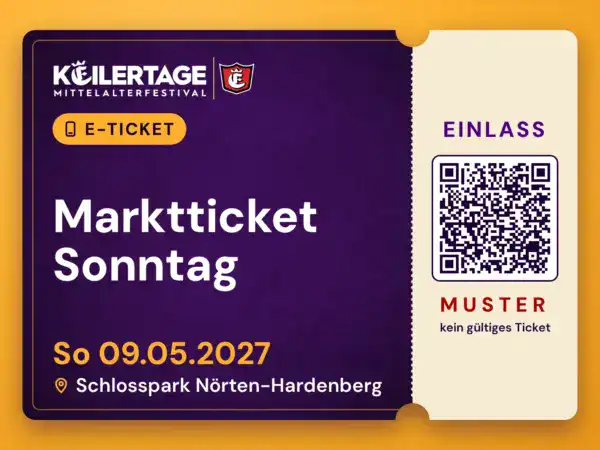 E-Ticket Marktticket Sonntag