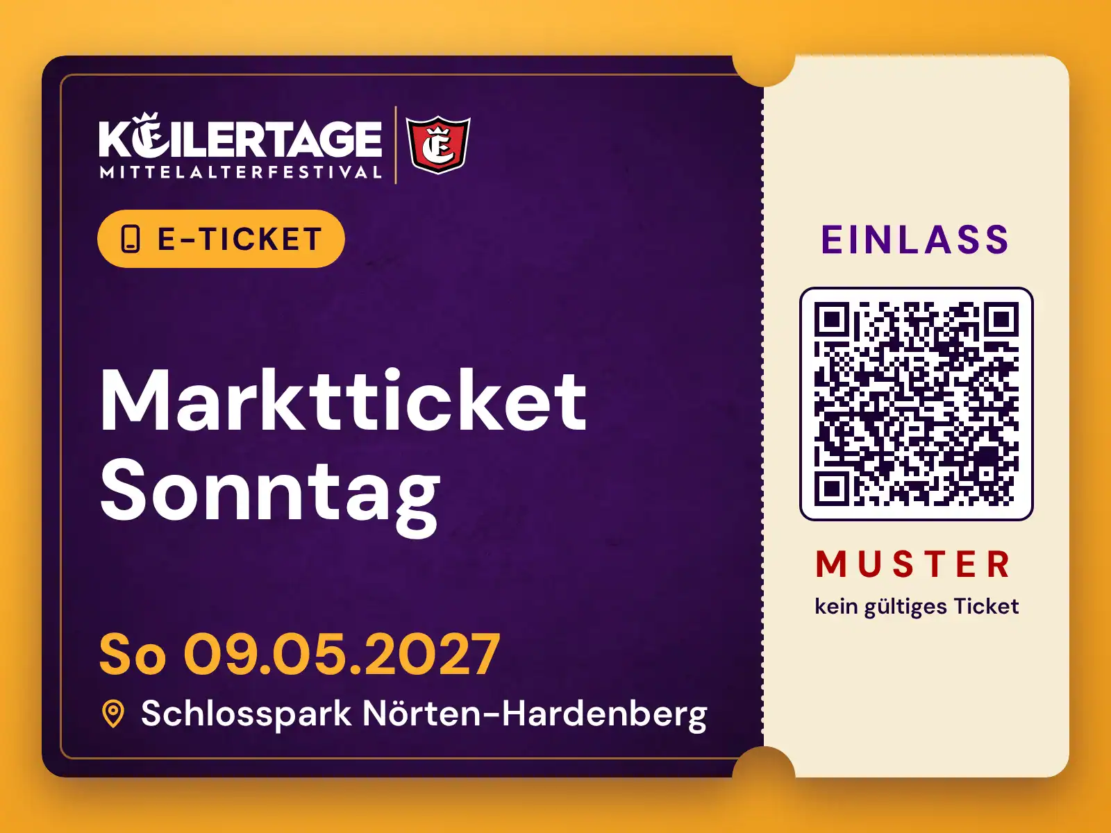E-Ticket Marktticket Sonntag E-Ticket Marktticket Sonntag