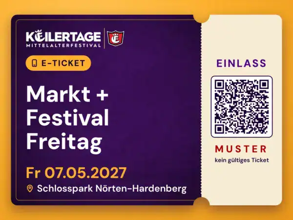 E-Ticket Markt + Festival Freitag