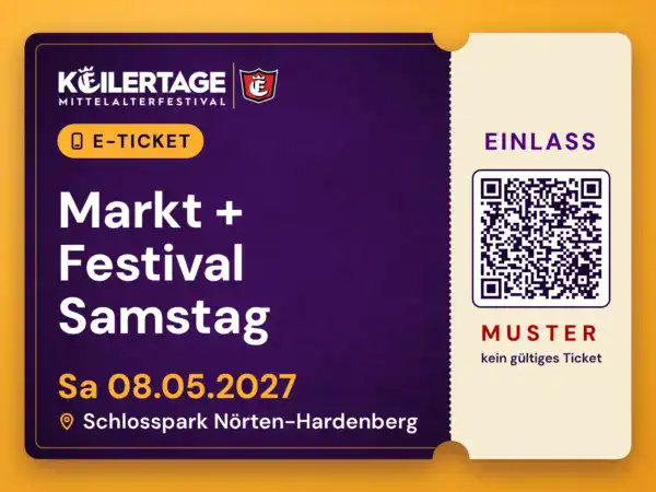 E-Ticket Markt + Festival Samstag