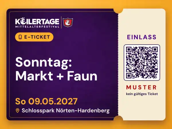 E-Ticket Sonntag: Markt + Faun
