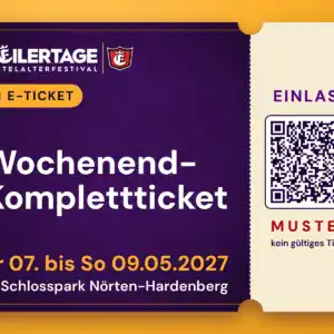 E-Ticket Wochenend-Komplettticket